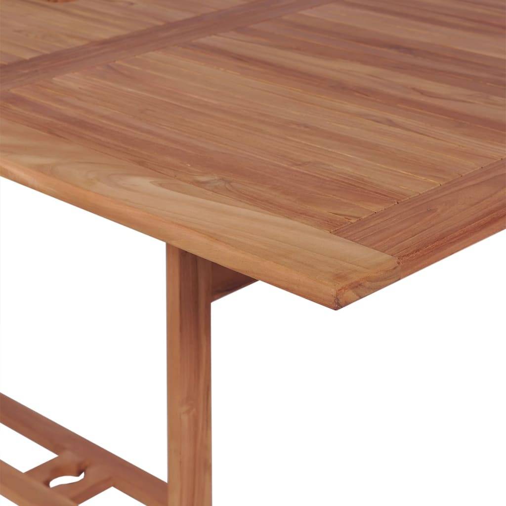 vidaXL Gartentish 180x90x75 cm Teak Massivholz-3