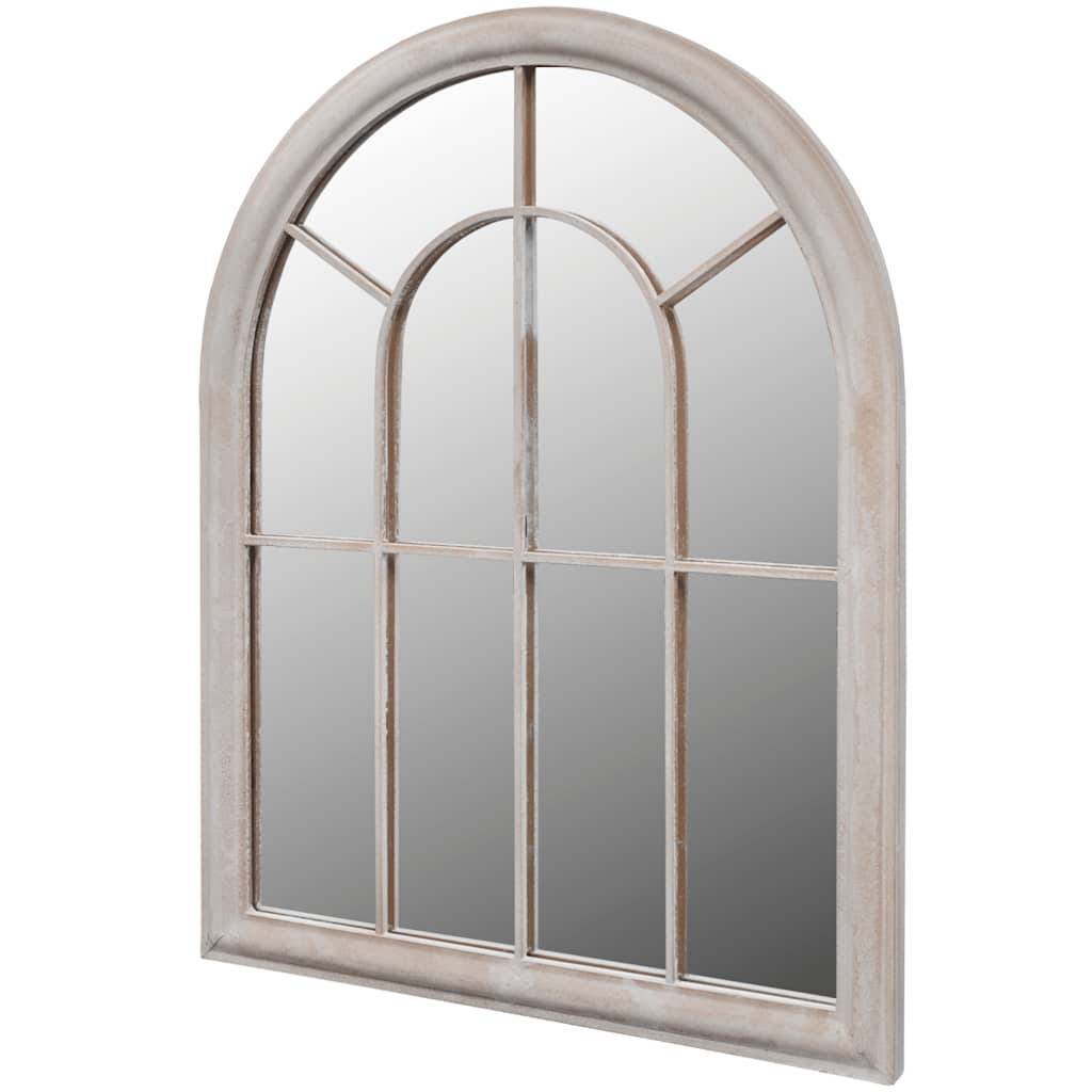 vidaXL Rustikaler Gartenspiegel Bogen 69×89 cm für Indoor und Outdoor-0
