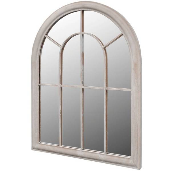 vidaXL Rustikaler Gartenspiegel Bogen 69×89 cm für Indoor und Outdoor