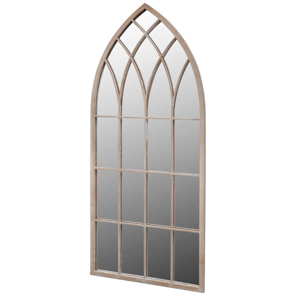 vidaXL Rustikaler Gartenspiegel Bogen 50×115 cm für Indoor und Outdoor-0
