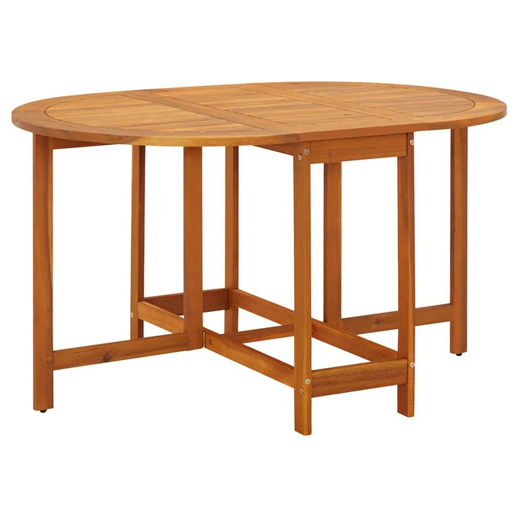 vidaXL Gartentisch 130x90x72 cm Massivholz Akazie-0