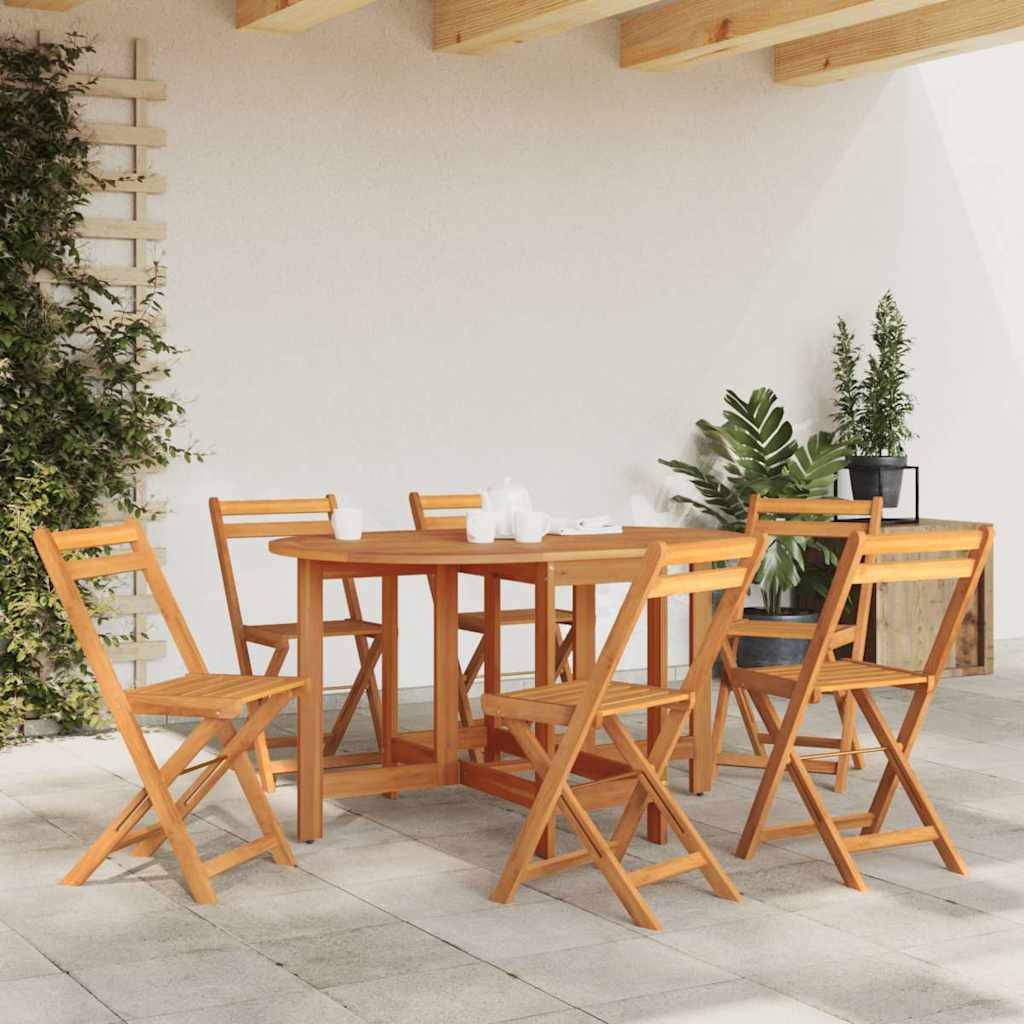 vidaXL Gartentisch 130x90x72 cm Massivholz Akazie-1