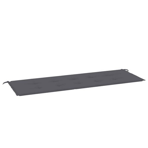 vidaXL Gartenbank-Auflage Anthrazit 150x50x3 cm Oxford-Gewebe