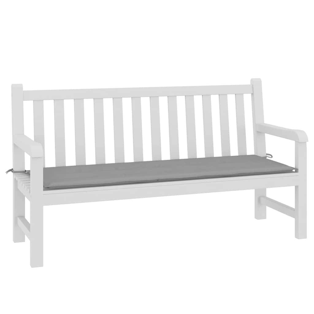 vidaXL Gartenbank-Auflage Grau 150x50x4 cm Oxford-Gewebe-2