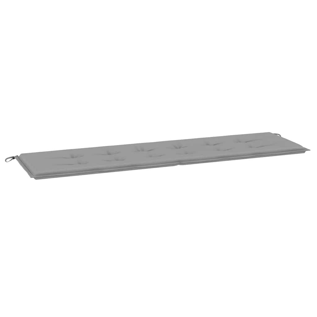 vidaXL Gartenbank-Auflage Grau 180x50x3 cm Oxford-Gewebe-0