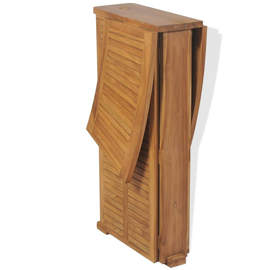 vidaXL Klappbarer Bartisch 155x53x105 cm Teak Massiv-2