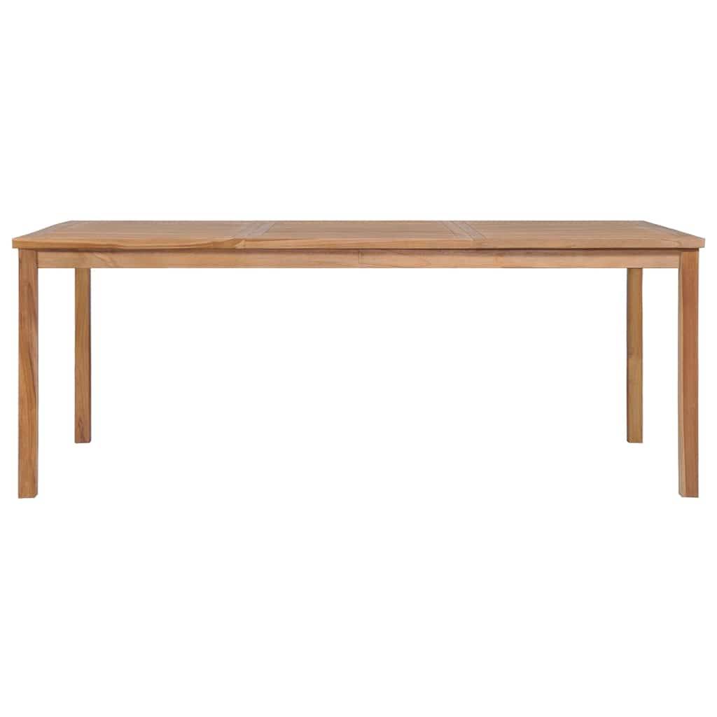 vidaXL Gartentisch 200x100x77 cm Massivholz Teak-1