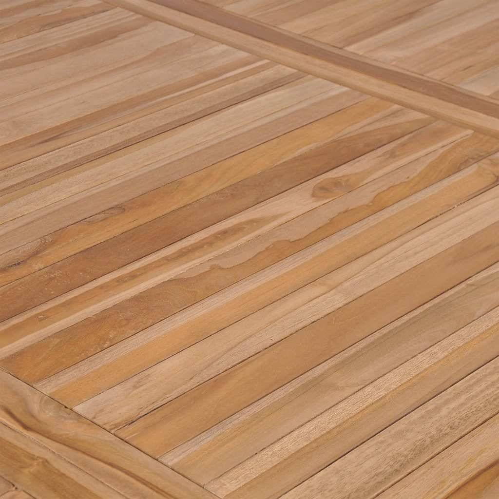 vidaXL Gartentisch 200x100x77 cm Massivholz Teak-3