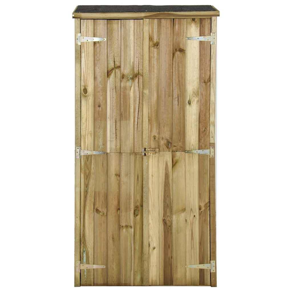 vidaXL Geräteschuppen Kiefernholz 85×48×177 cm-1