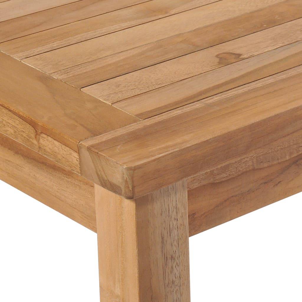vidaXL Gartentisch 150x90x77 cm Massivholz Teak-3