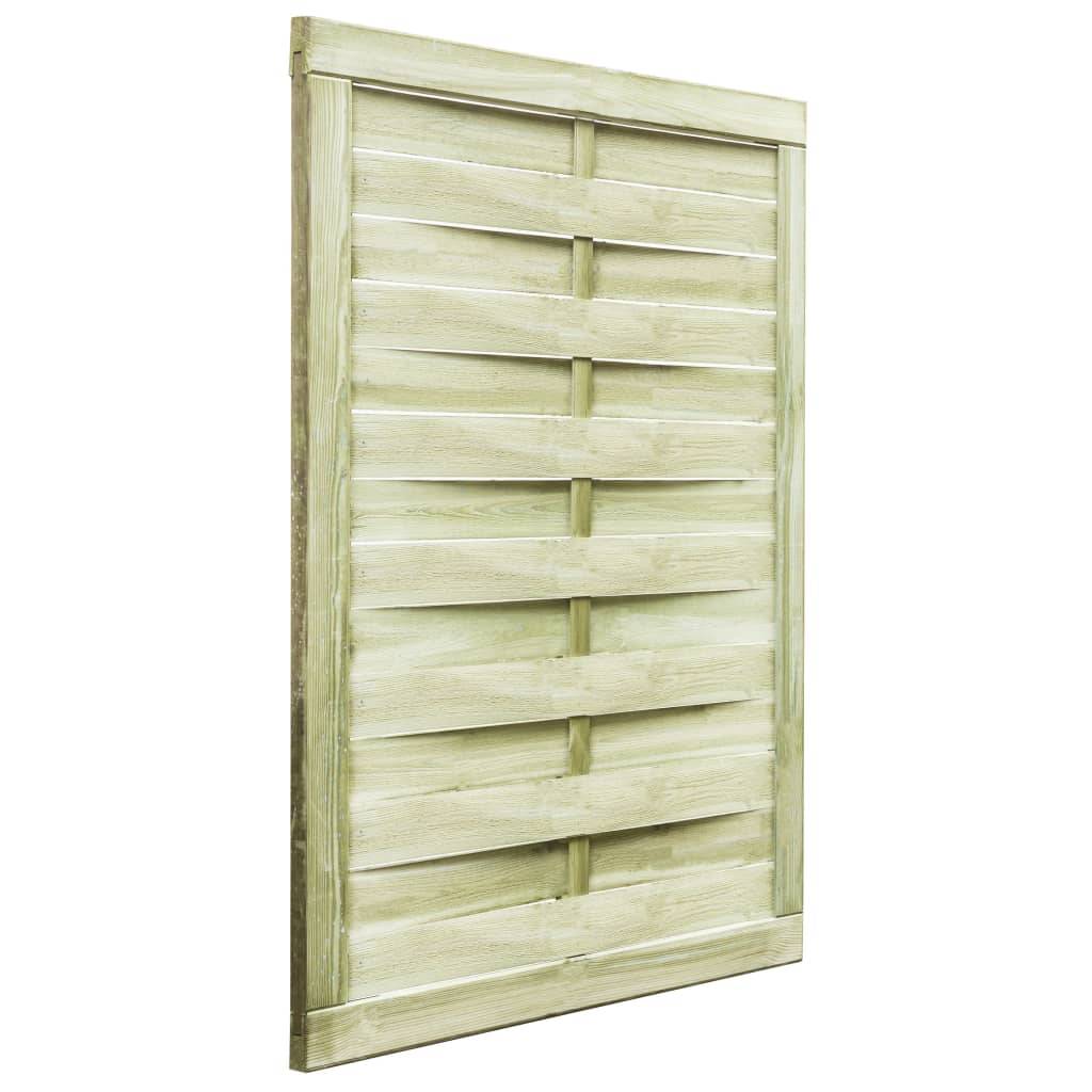 vidaXL Gartentor Imprägniertes Kiefernholz 100x125 cm Grün-1