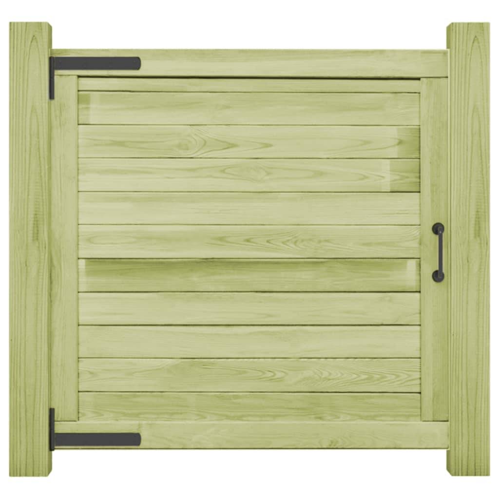 vidaXL Gartentor Imprägniertes Kiefernholz 100x100 cm-0