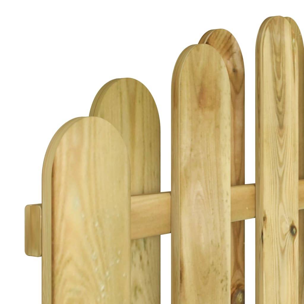 vidaXL Gartentor Imprägniertes Kiefernholz 100x150 cm-3