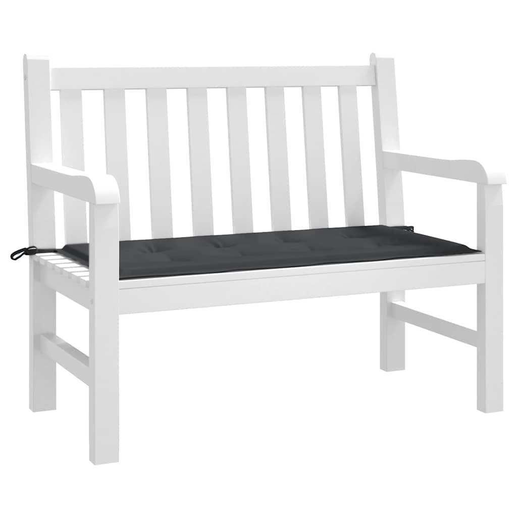 vidaXL Gartenbank-Auflage Schwarz 120x50x4 cm Oxford-Gewebe-1