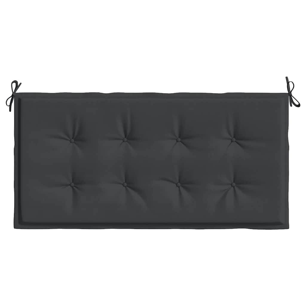 vidaXL Gartenbank-Auflage Schwarz 120x50x4 cm Oxford-Gewebe-2