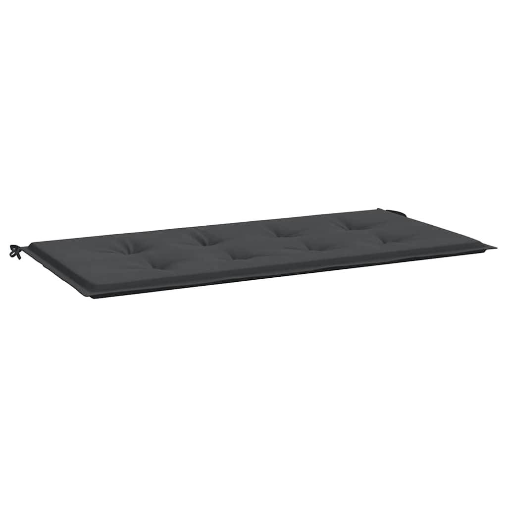 vidaXL Gartenbank-Auflage Schwarz 120x50x4 cm Oxford-Gewebe-0