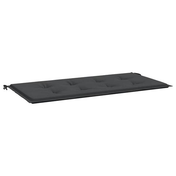 vidaXL Gartenbank-Auflage Schwarz 100x50x4 cm Oxford-Gewebe