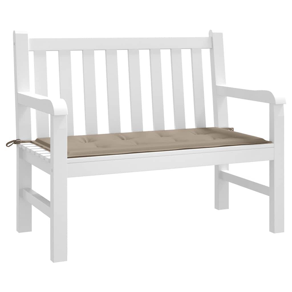 vidaXL Gartenbank-Auflage Taupe 100x50x4 cm Oxford-Gewebe-1