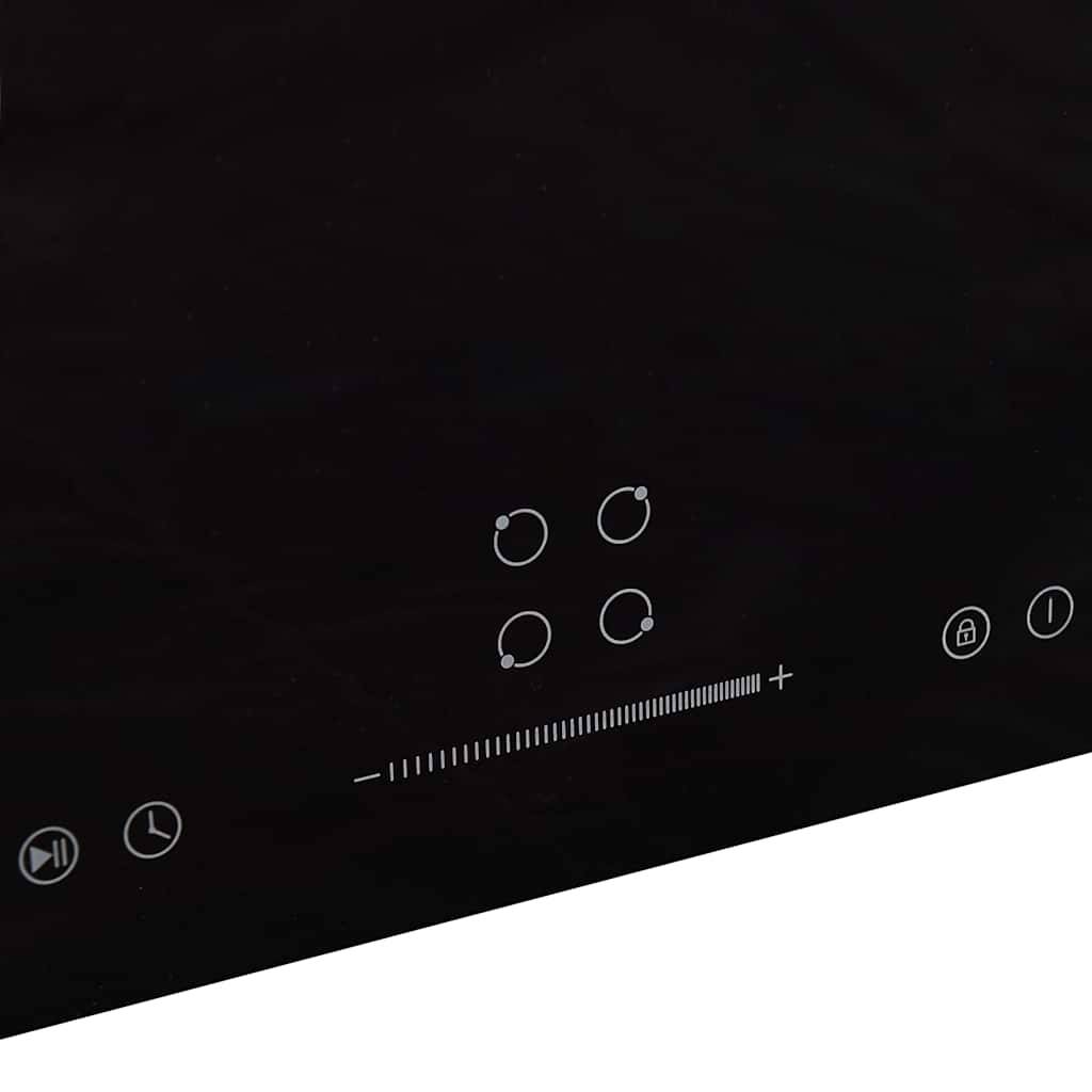 vidaXL Induktionskochfeld mit 4 Platten Touch Control Glas 77cm 7000 W-1