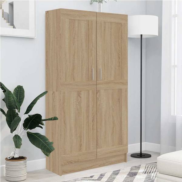 Bücherregal Sonoma-Eiche 82,5x30,5x150 cm Spanplatte