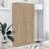 Bücherregal Sonoma-Eiche 82,5x30,5x150 cm Spanplatte