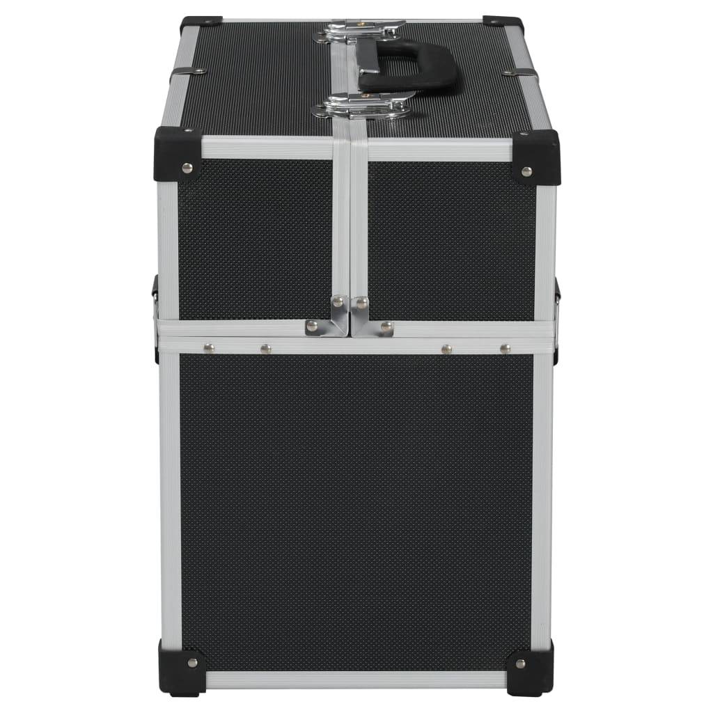 Werkzeugkoffer 43,5 x 22,5 x 34 cm Schwarz Aluminum-3