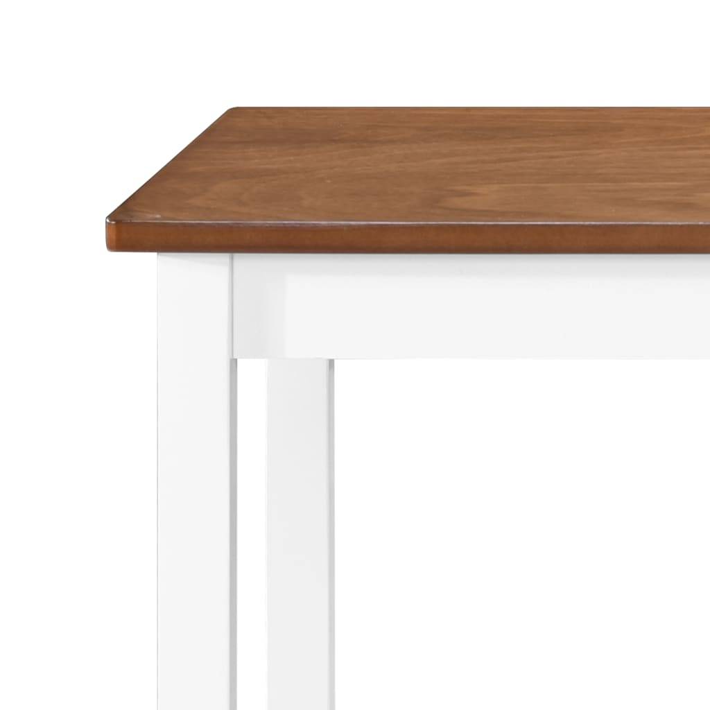 vidaXL Bartisch Massivholz 108x60x91 cm-2