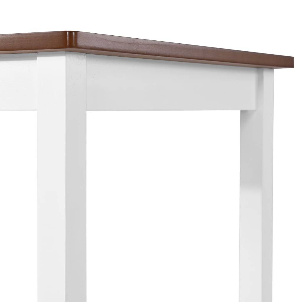 vidaXL Bartisch Massivholz 108x60x91 cm-3