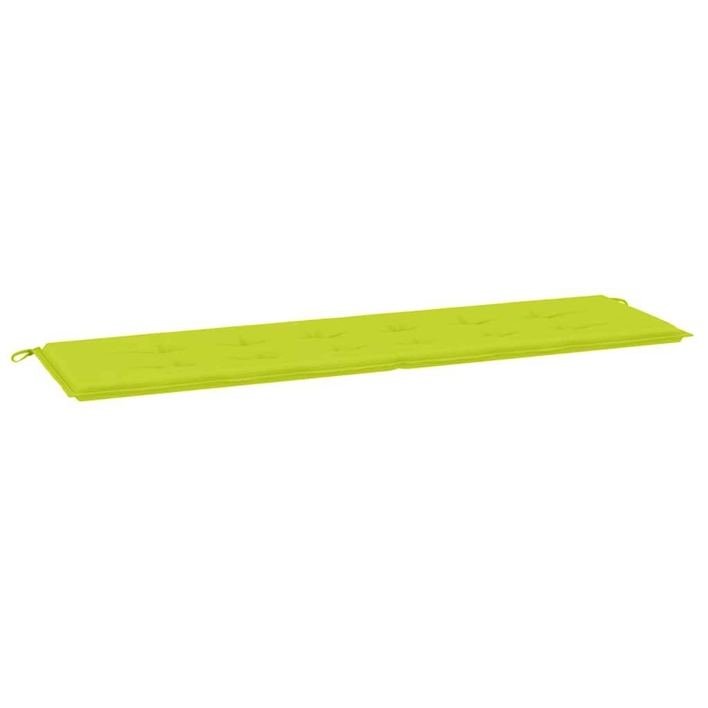 vidaXL Gartenbank-Auflage Hellgrün 180x50x3 cm Oxford-Gewebe-0