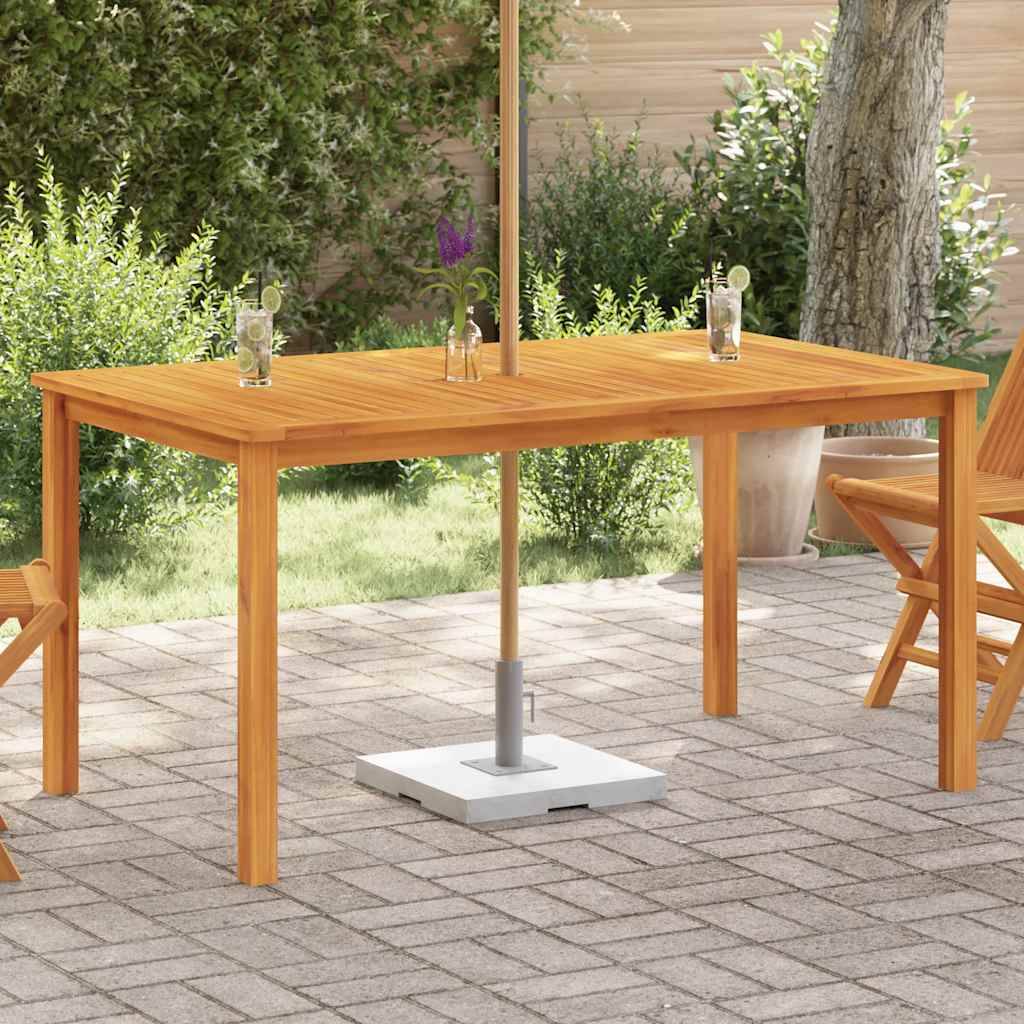 vidaXL Gartentisch 150x90x74 cm Massivholz Akazie-0