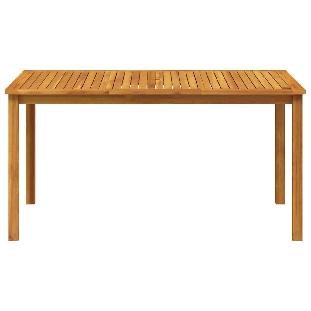 vidaXL Gartentisch 150x90x74 cm Massivholz Akazie-2