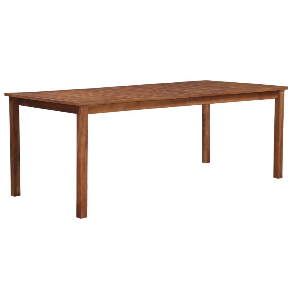vidaXL Gartentisch 200x100x74 cm Massivholz Akazie-0