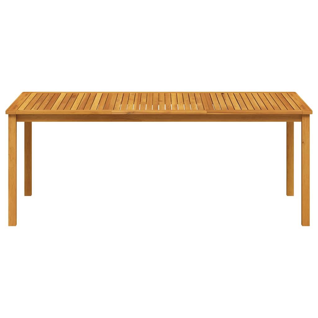 vidaXL Gartentisch 200x100x74 cm Massivholz Akazie-1