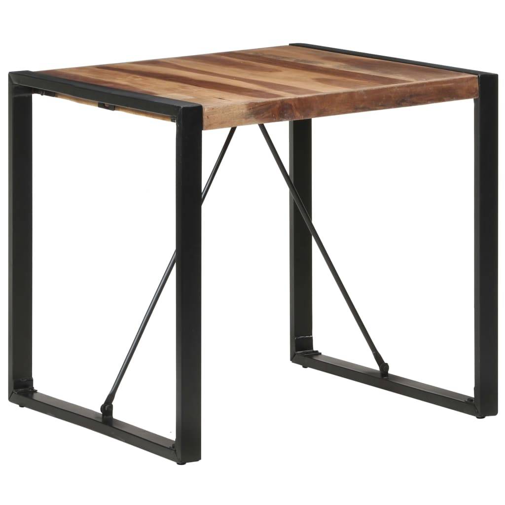 vidaXL Esstisch 80x80x75 cm Massivholz-0