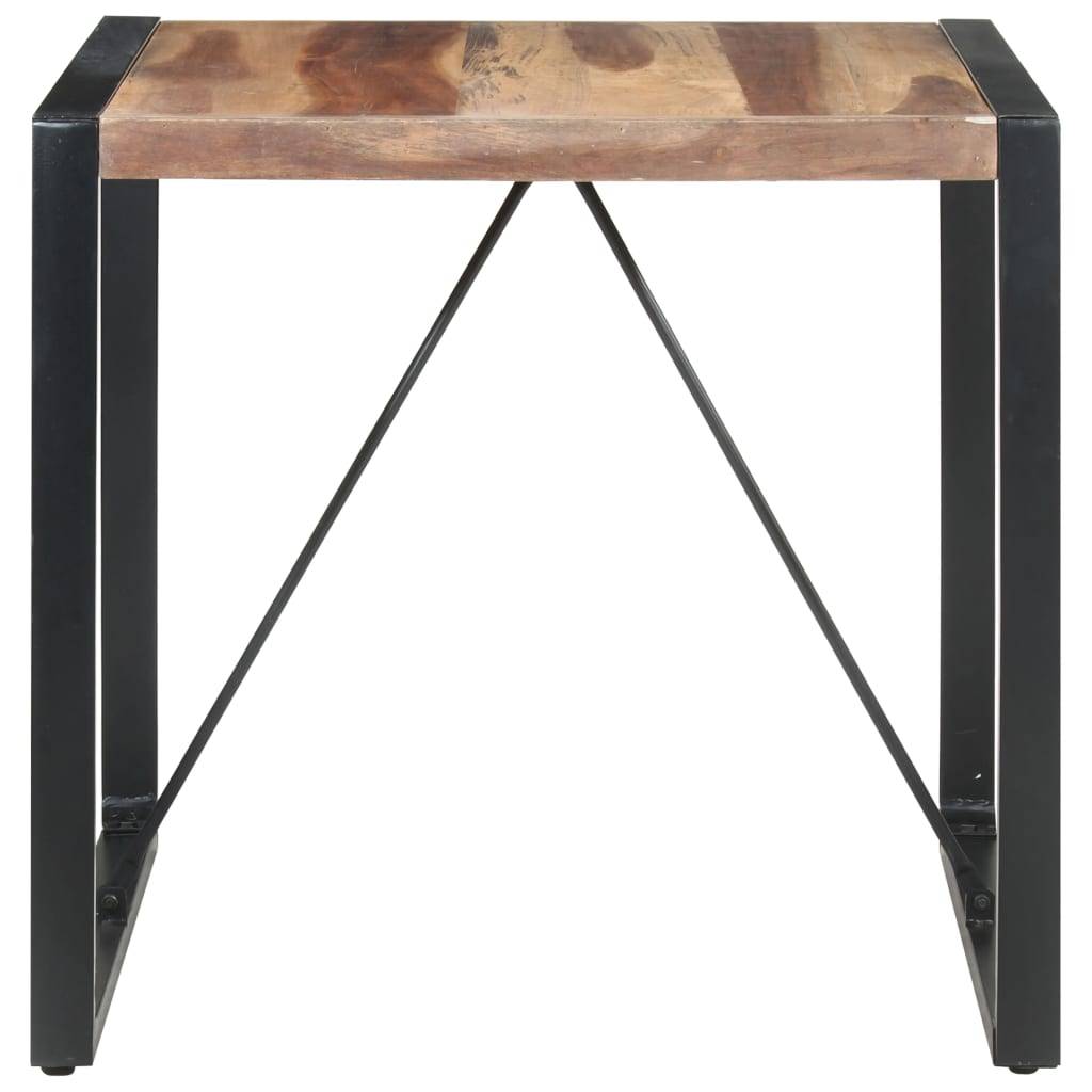 vidaXL Esstisch 80x80x75 cm Massivholz-1