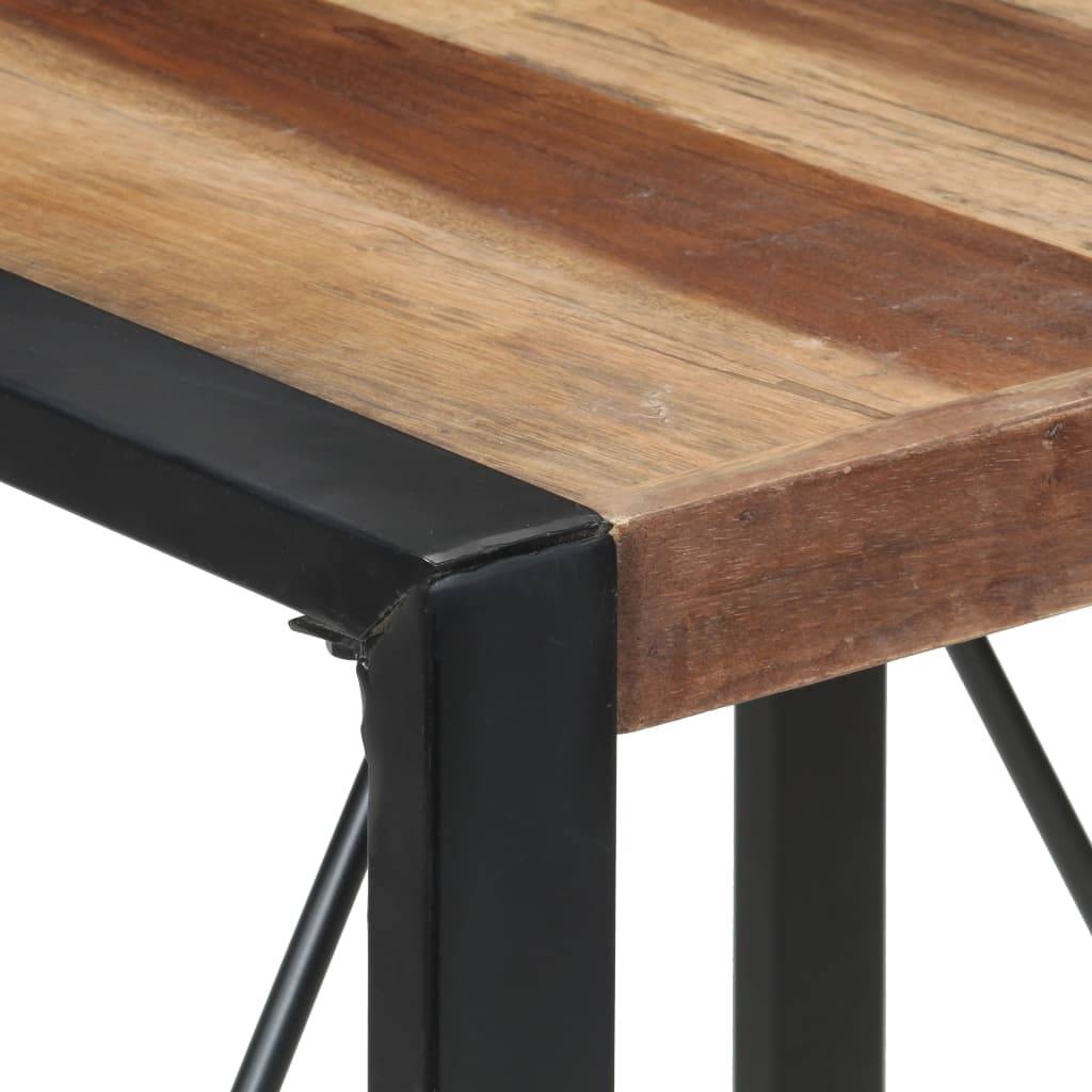 vidaXL Esstisch 80x80x75 cm Massivholz-3
