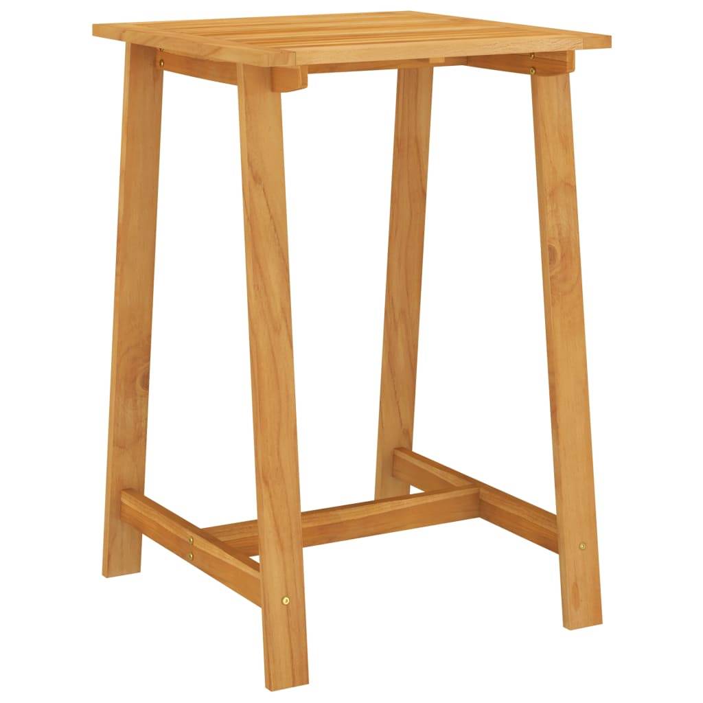 vidaXL Garten-Stehtisch 70x70x104 cm Akazie Massivholz-0