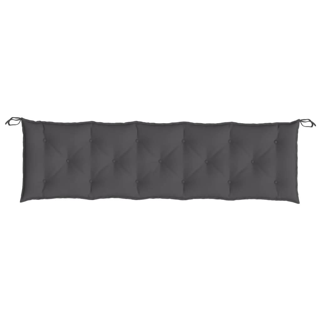 vidaXL Gartenbank-Auflage Anthrazit 180x50x7 cm Oxford-Gewebe-1