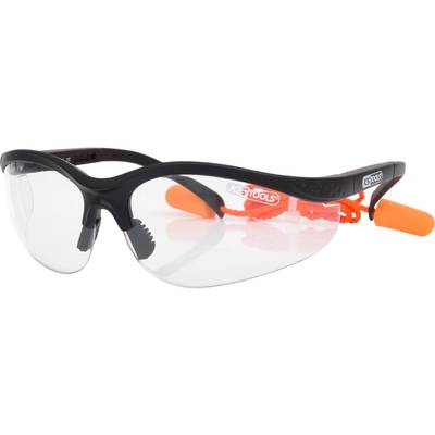KS TOOLS Schutzbrille-transparent, mit Ohrstöpsel