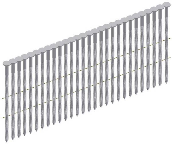 Coilnägel, 3600 Stk. CNW31/90BK Prebena