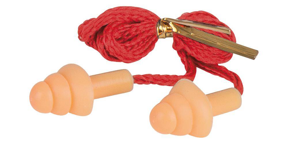 KS TOOLS Ohrstpsel PU, mit Schnur und Pilzkopf, 20 Paar-0