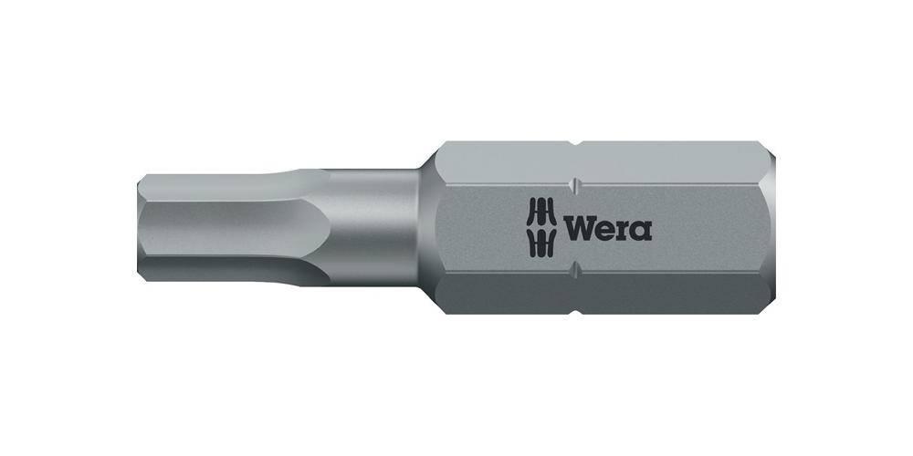 Bit 840/1 Z 1/4 Zoll 2,0mm L.25mm zähhart,HEX-Plus WERA