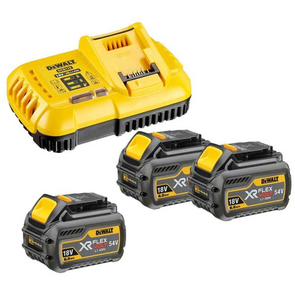 DEWALT Flexvolt Starter-Set 2xAkku/108 Wh - Schnellladegerät - Lithium-Ionen (Li-Ion)