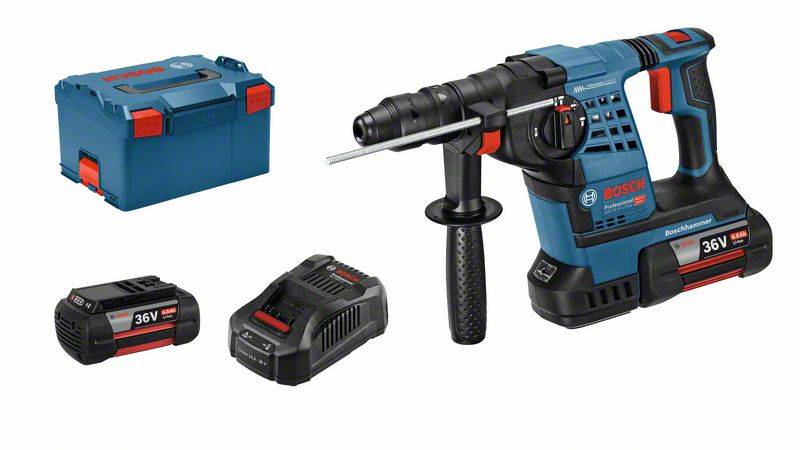 Bosch Professional GBH 36 V-LI Plus SDS-Plus-Akku-Bohrhammer 36 V 4 Ah Li-Ion inkl. 2. Akku, inkl. Koffer-1