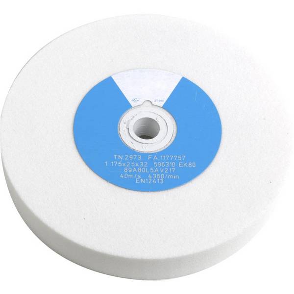 Schleifbockscheibe Ø150xB25x32mm 80 Form 1 89A 80 L5A V217 Edelkorund TYROLIT
