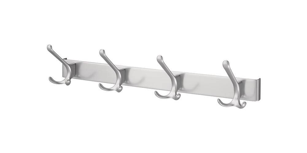 Huthakenleiste 0822-0824 4 Hak.A.96mm LM silberf.elox.H.102mm HERMETA-0