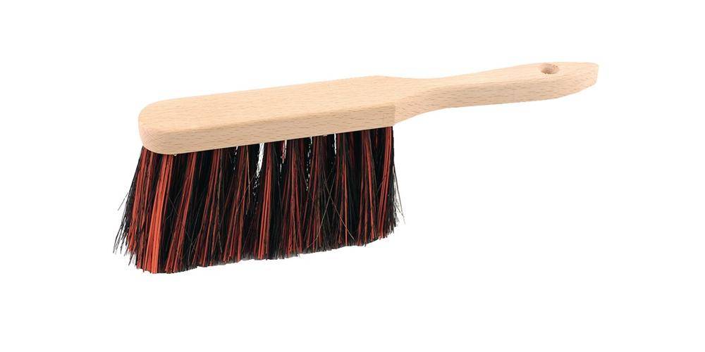 Handfeger Arenga/Elaston L.280mm m.Holzrücken ext.voll bestückt