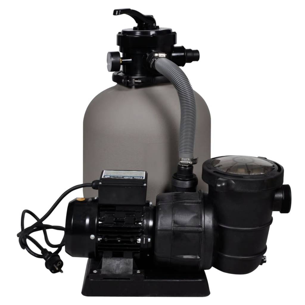 Sandfilterpumpe 600 W 17.000 L/h-1