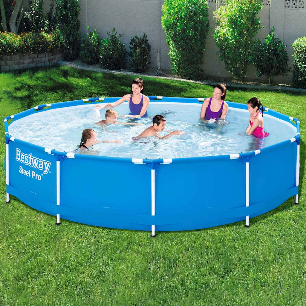 Bestway Swimmingpool Steel Pro Rahmen 366 x 76 cm-0