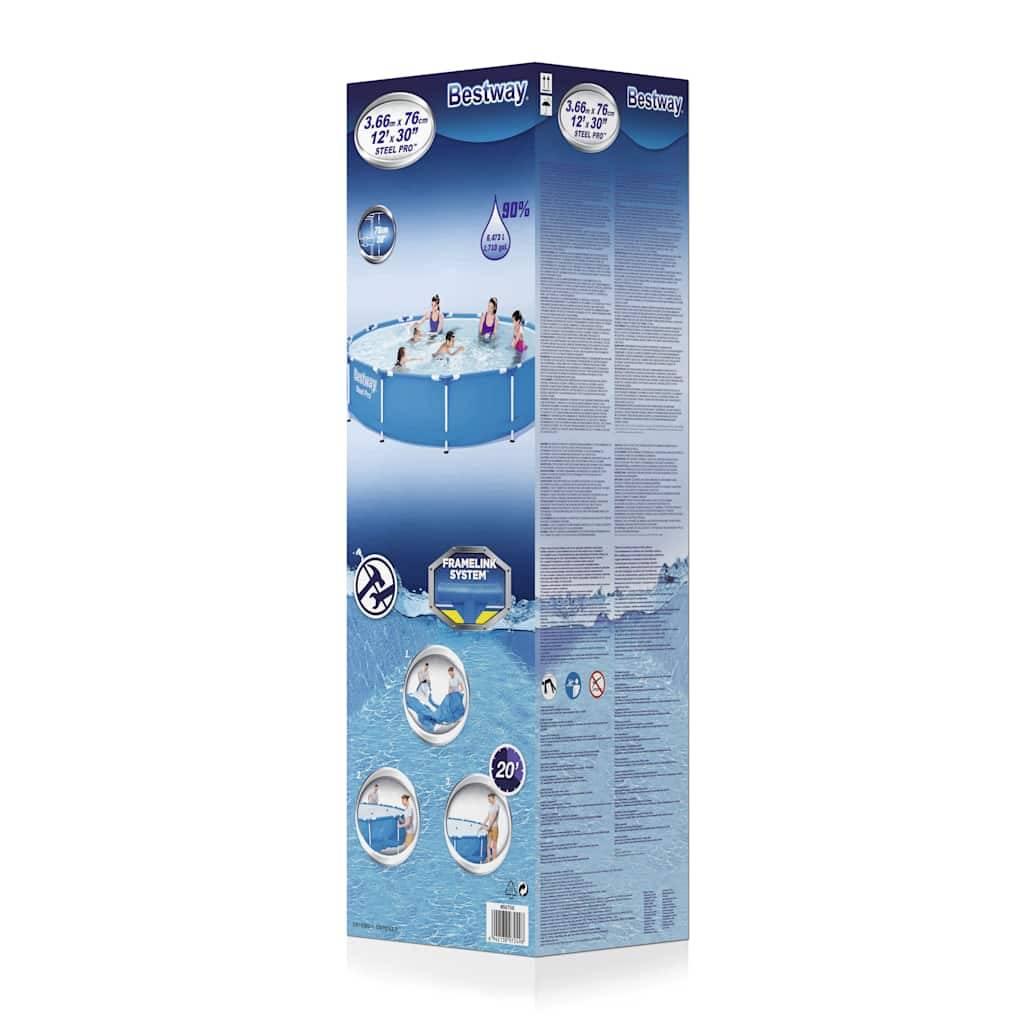 Bestway Swimmingpool Steel Pro Rahmen 366 x 76 cm-2